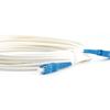 Fiber Optic Optical Line ONU Termination Optical Wiring Optical Cable with Connector Cable, Cable, Device, In-Home Cord, SC-SC (White, 1m)