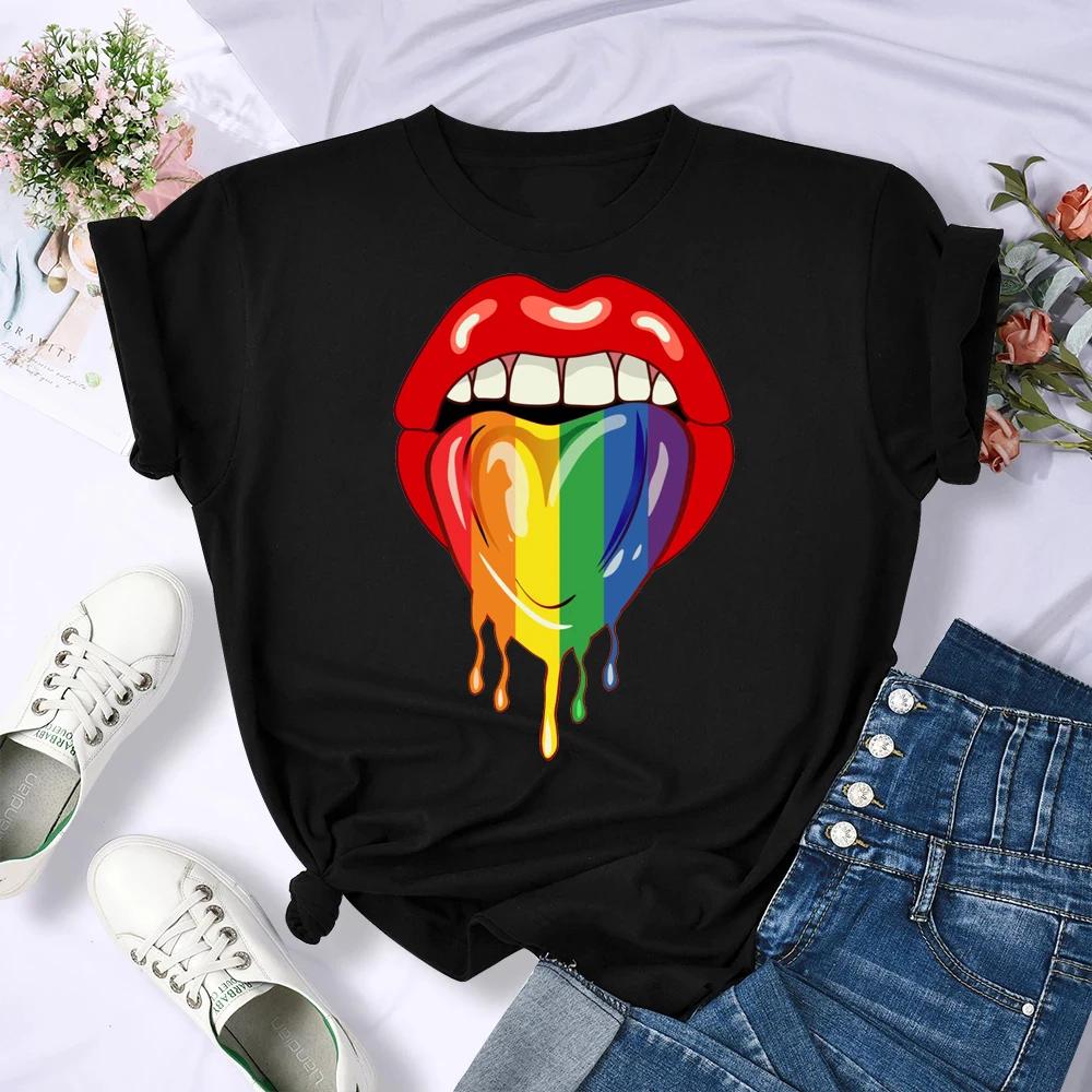 Summer New Fashion Graphic Print Lgbt T Shirts Women Funny Tshirts Casual Short Sleeves Tops Tees Female Unsiex Clothes