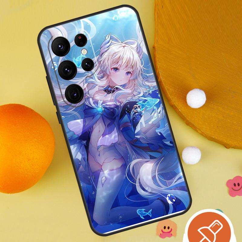 Sangonomiya Kokomi Genshin Impact Phone Case For Samsung Galaxy S25 Ultra S24 S23 S22 S21 Ultra S9 S10 Plus S20 FE Funda Cover