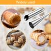 20/30 Peças Tubos de Cannoli Aço Inoxidável Molde de Trompa de Creme Antiaderente Formas de Cannoli Tubo Cônico Cone Sobremesa Pastelaria Rolo Ferramenta de Cozimento
