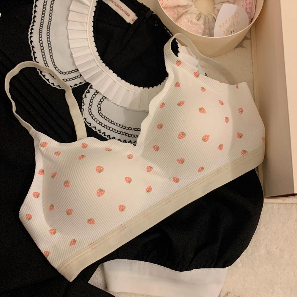 Cute Sweat Bras For Women Sling Push Up Underwear Women Fashion Lingerie Inner Wear Sexy Tank Vest
