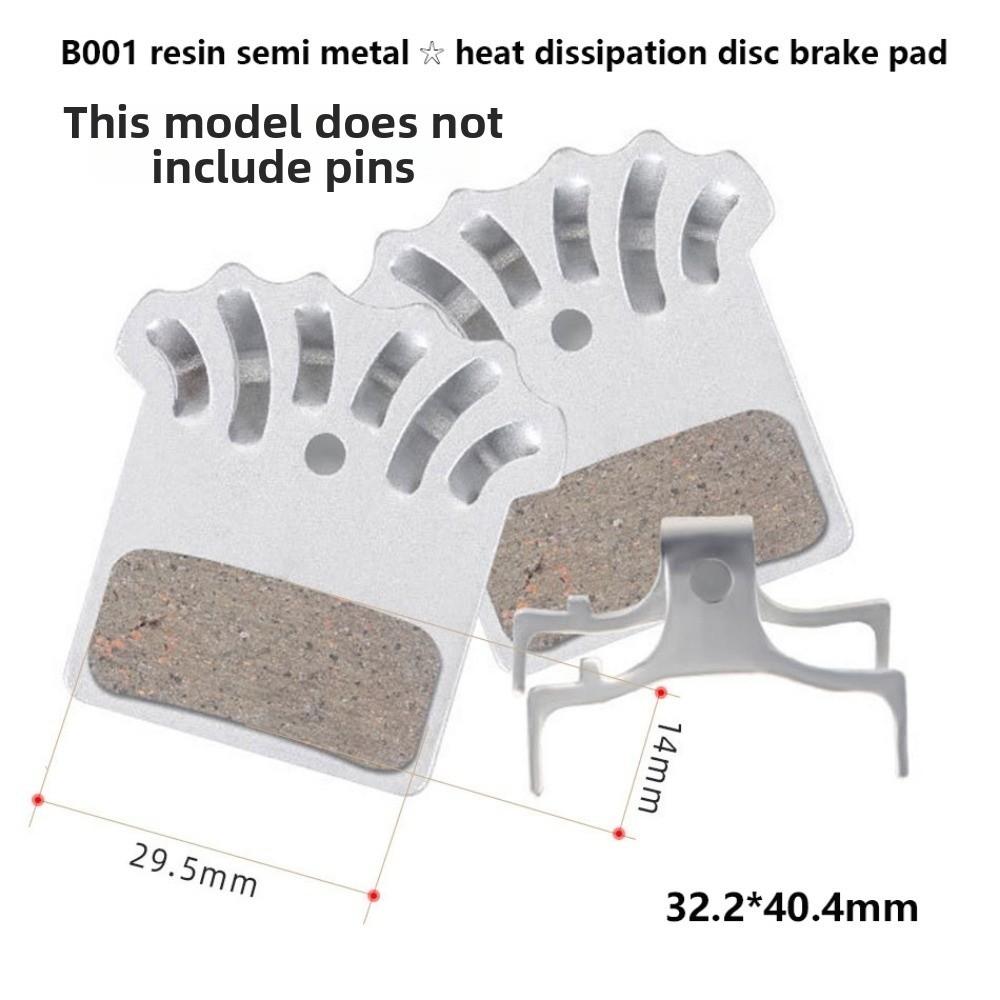1set Metal Four Piston Black Disc Brake Pad  for Scooter Electric Vehicle