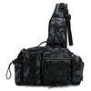 Crossbody Bag Unisex Nylon Multi Pocket Adjustable Strap Outdoor Fishing Travel
