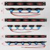 1-6 Gang Rocker Switch Panel 12V Waterproof On-Off Toggle Switches With Red LED Light For Automotive,Boat,Truck Vehicles
