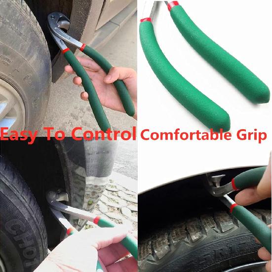 CXGS Paintless Dent Repair Kit Car Door Fender Edge Repair Tool Auto Body Pliers Heavy Duty Car Door Panel Fix Tool Portable Metal Crimp Vise Car