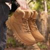 Men's Winter High-Top Hiking Boots - Cold Protection, Large Size, Snow-Resistant Sports & Work Footwear