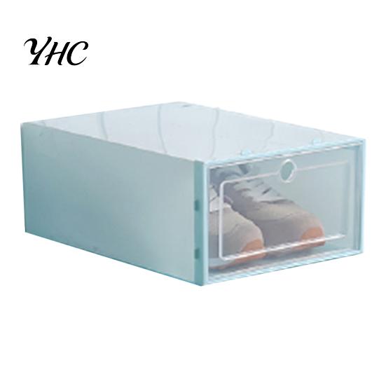 Transparent Stackable Dustproof Flip Type Shoes Storage Container Home Decor