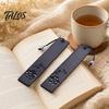 Talos Spring Window Cutout Bookmark, Rosewood Redwood Page Marker, Hollow Carved Wood Bookmark for Readers, Literary Gift