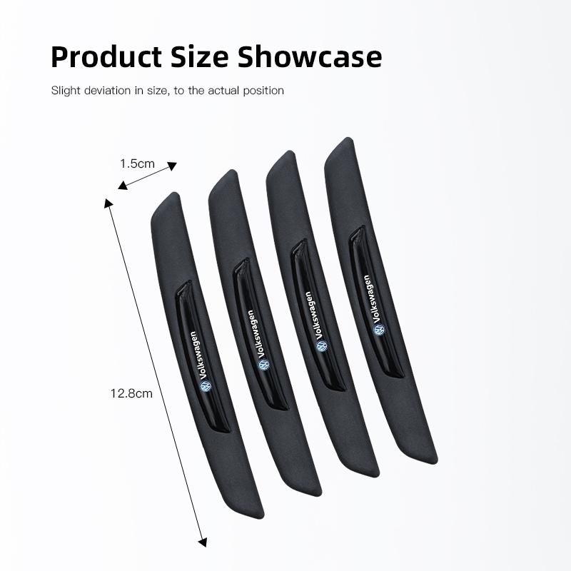 2026 Hot For Volkswagen VW Car Door Rearview Mirror Anti-collision Strip Sticker For VW GTI Polo Golf Passat CC Touareg Tiguan A