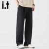 izzue it Men's Loose Straight-Leg Casual Pants