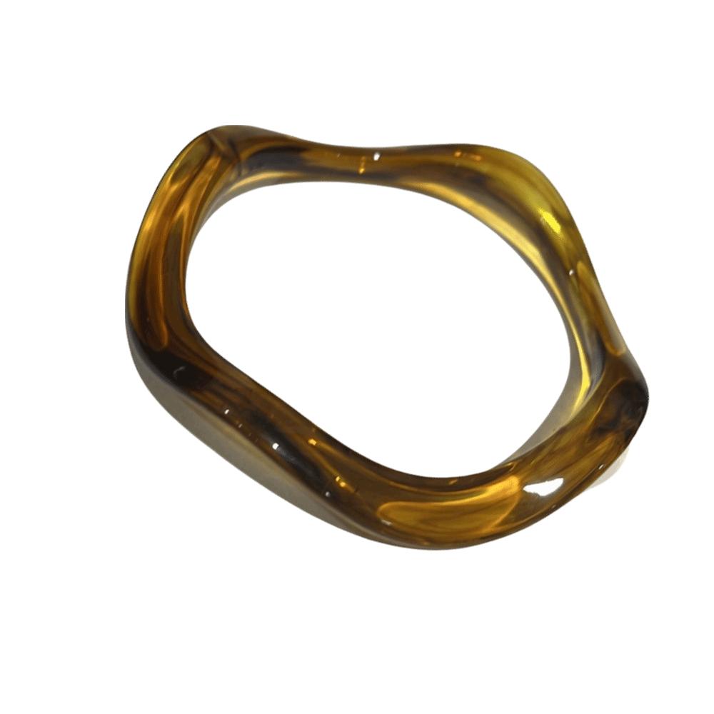 Geometric Irregular Wide Bracelet Bohemian Retro Hand Ring Fashion Acrylic Bangle  Girls