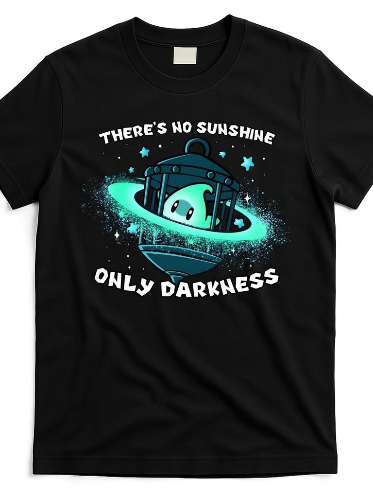 Luma Star There'S No Sunshine Only Darkness | Vintage Style, Crew Neck, Pure, 2