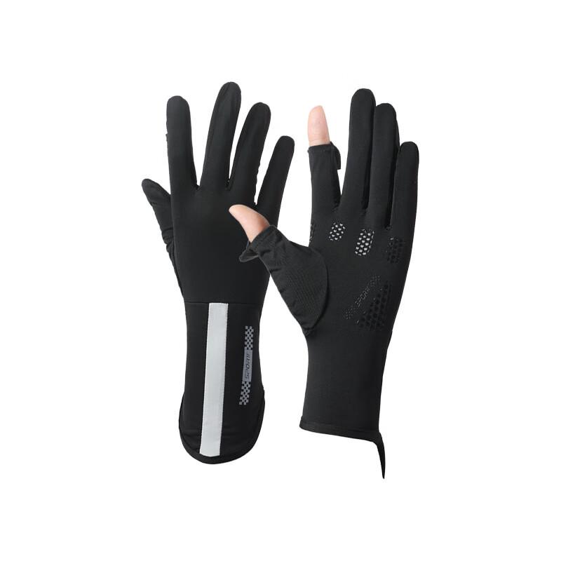 Shelundo Summer UV Protection Fingerless Driving Cycling Gloves
