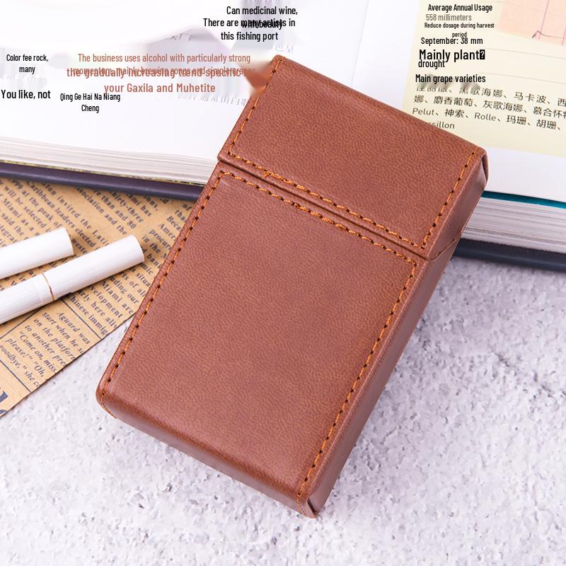 Creative Flip-Top Soft Pack Cigarette Case - 20 Sticks, Anti-Pressure, Portable Protection for Men