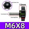 Adjustable Plum Blossom Plastic Head Star Handle Screw Bolt