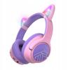 PowerLocus Bobo CAT Wireless LED AUX Headphones for Kids