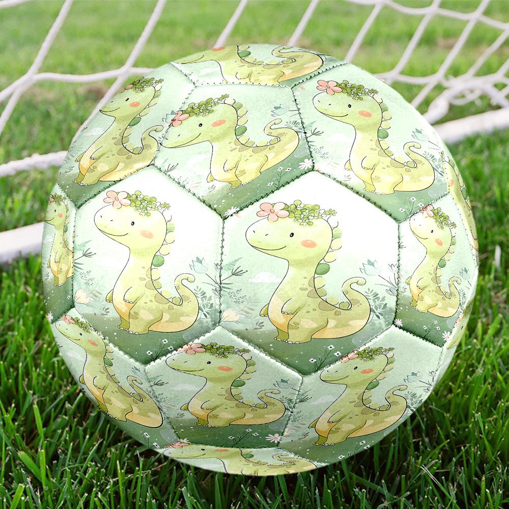 1pc Dinosaur Garden Size 5 Soccer Ball Professional Match Training Football Indoor &Outdoor Sports Ball Lightweight Durable C65157