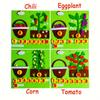 Kids Montessori Math Playthings Picking Vegetables DO-IT-YOURSELF 3D Puzzles Digital Education Kindergarten Early Learning Toys Presents