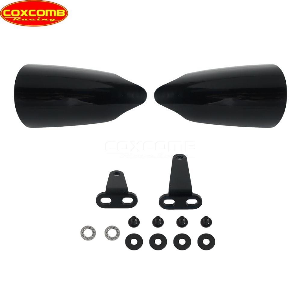 

Motorcycle Hand Shield Guard Handle Handguard Protector For Harley Softail Street Bob FXBB FXBBS Standard FXST Low Rider ST 117 Vivid Black