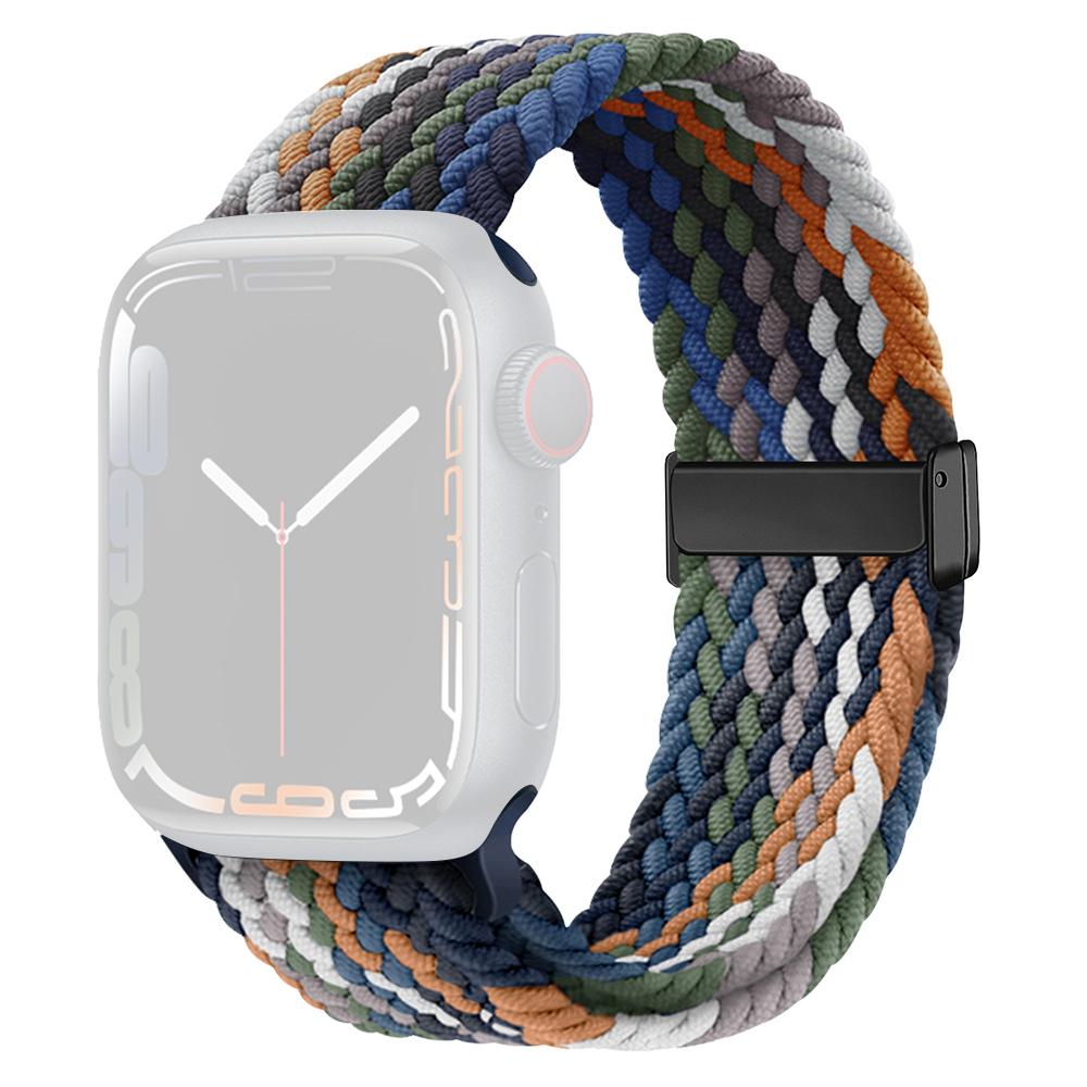 

For Apple Watch 10 46mm/Ultra 2/Ultra 49mm/9 8 7 45mm/SE (2023) SE (2022) SE 6 5 4 44mm/3 2 1 42mm Watch Bracelet Jeans Colorful
