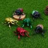 3Pcs Set Wind Up Insect Toys Fun Clockwork Prank Fidget Gadgets Easy Operation for Toddlers Preschoolers Casual Play