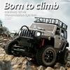 RC Crawler 4x4 Car MN128  2.4G Climbing Buggy Professional with LED Light Full Scale Remote Control Cars Toys for Boys Gift