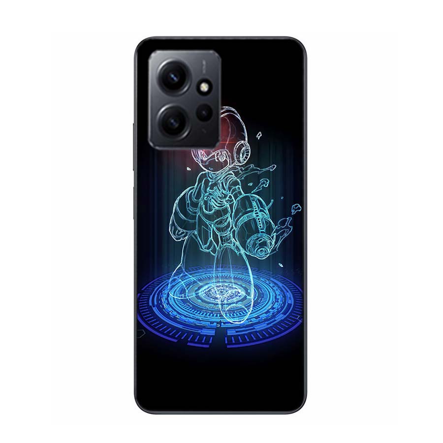 Game M-Megaman R-Rockman Phone Case For Redmi 12 13C 12C 15C 9 10 10C Note 13 Pro Plus 14 15 Pro 9T 9C 9A TPU Soft Cover Clear C