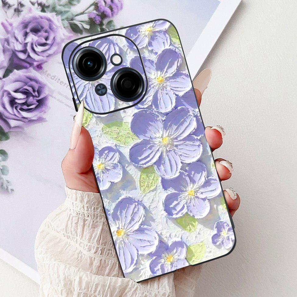 6.67'' For Tecno Spark Go 1 Case Pop 9 Cover Cute Cat Cartoon Fashion Butterfly Boy Girl Back Cover For Tecno Pop 9 Phone Case