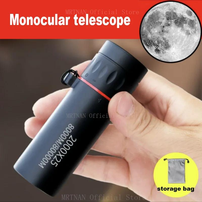 

Вуличний 2000x25 HD Монокулярний телескоп Міні Портативний Телескоп для мобільного телефону з тримачем Телескопи для кемпінгу, полювання, спостереження за птахами