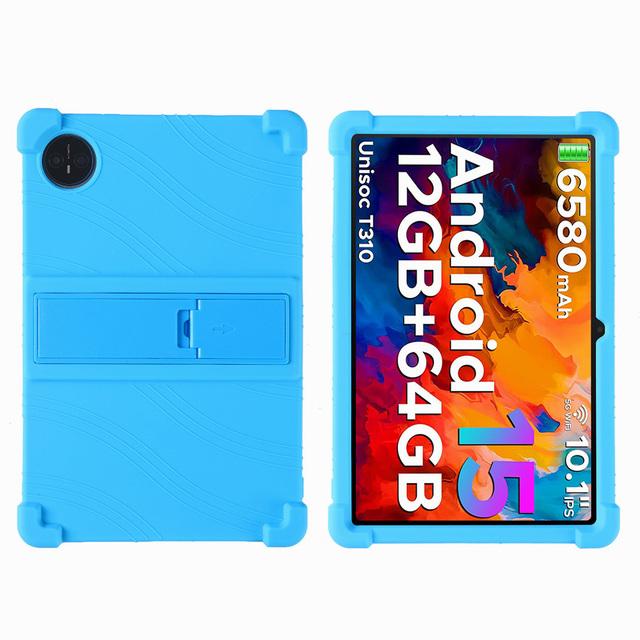 

Adjustable Kickstand Case Universal for Doogee Tab A9 Pro 2025 10.1 inch Multi-Angles Kids Safe Soft Silicone Cover Shockproof Doogee Tab A9-A9 Pro небо синє кольору