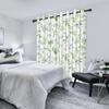 Set Of 2 Botanical Leaf Pattern Curtain Tropical Floral Design Living Room Bedroom Window Hotel Home Textile Drapes Light Blocking For Sitting Made