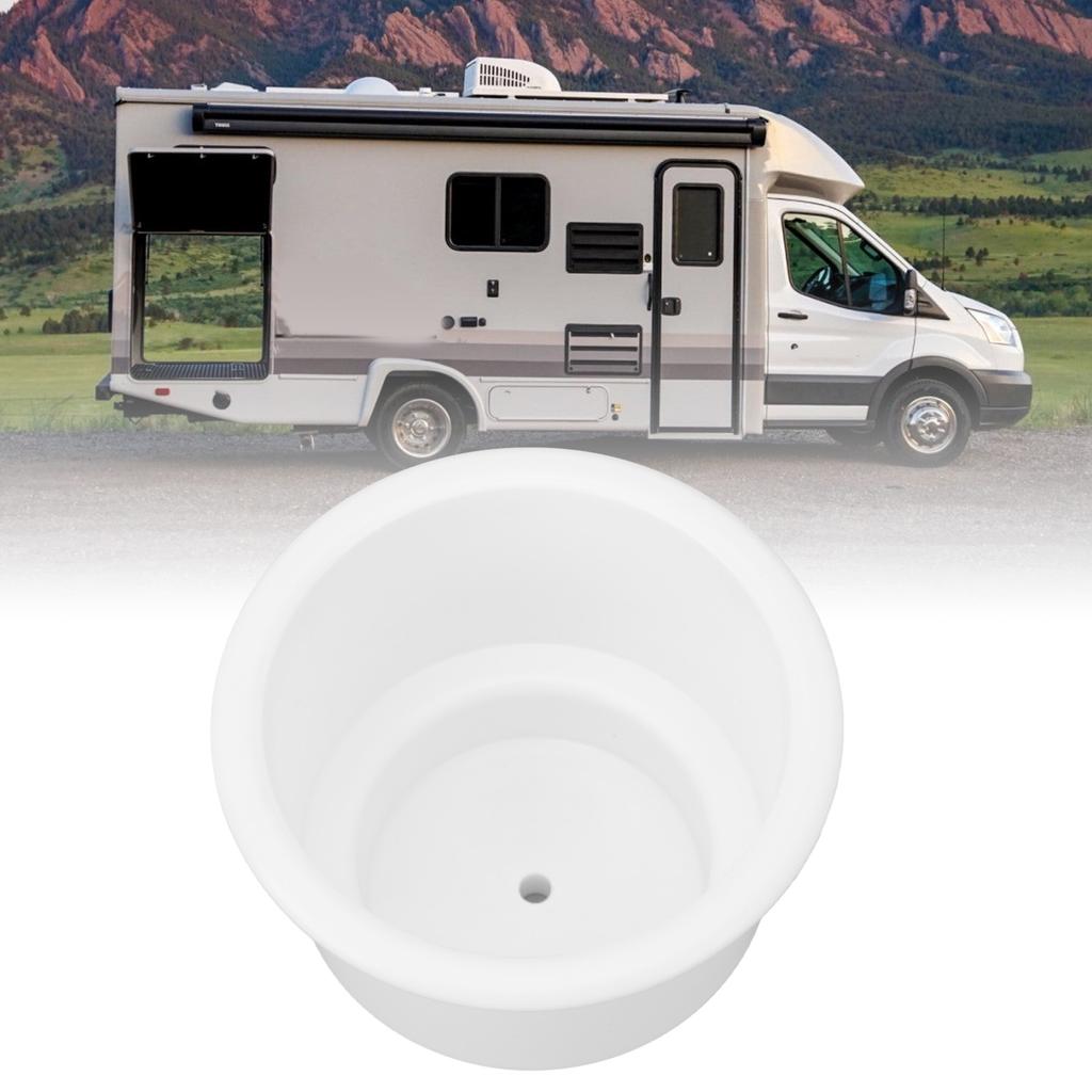 Cup Drink Holder with Drain Hole Easy To Clean     Recessed Drink Holder for RV Yacht Truck
