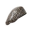 Unisex Beret Leopard Print Painter Hat British Cabbie Hat for Autumn Winter Flat Hat for Daily Wear Cabbie Hat