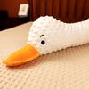 1ks 50 -120 cm Krásné plyšové hračky Husí Měkký polštářek na spaní zvířátka Kawaii Bílý polštářek s husou pro děti Dárek k narozeninám pro miminko
