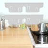 2Pcs Stainless Steel Stove Gap Covers Snug Fit Adjustable Length Oven Side Gap Fillers Anti Rust Heat Resistant Stove Counter