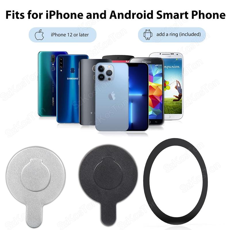 Dla DJI Magnetyczny Uchwyt Pierścieniowy do Dowolnego Telefonu dla Magsafe DJI OM7/7P/6/5/4SE/4 Dla DJI Osmo Akcesoria Stabilizatora Gimbala