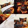 Skull Series 3D Digital Printing Three-Piece Bedding Kit Bed Sheet Quilt Cover