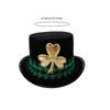 Eleganter Hut für das St. Patrick's Day Kostüm Hut stärkt die Familienbande bei Festival-Treffen und Aktivitäten