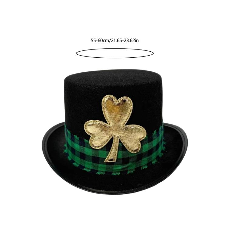 Eleganter Hut für das St. Patrick's Day Kostüm Hut stärkt die Familienbande bei Festival-Treffen und Aktivitäten