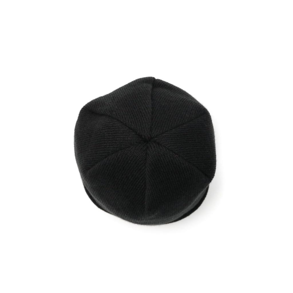 NEWERA Basic Cuff Knit Black X Metallic Gold Flag (New Era)