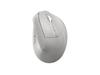 Ergonomic Vertical Wireless Rechargeable Bluetooth Mouse - Silent Dual Mode for Notebook