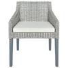 VidaXL 2x Chaises à Dîner avec Coussins Fauteuils de Salon Chaises d'Appoint Sièges de Restaurant Cuisine Intérieur Gris 325494