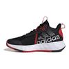 adidas Own The Game 2.0 J Black Vivid Red Kids Sneakers Core-Black Cloud-White H01555