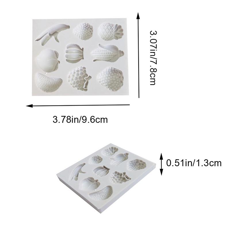 Fruit Series Silicone Mold Chocolate Mold Fondant Candy Mold Cake Decor Tool