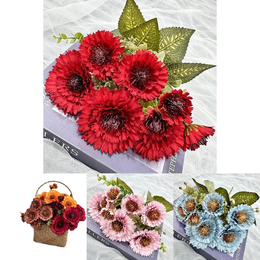 6 Artificial Flower Display For Home Office Decor With Lifespan Longer