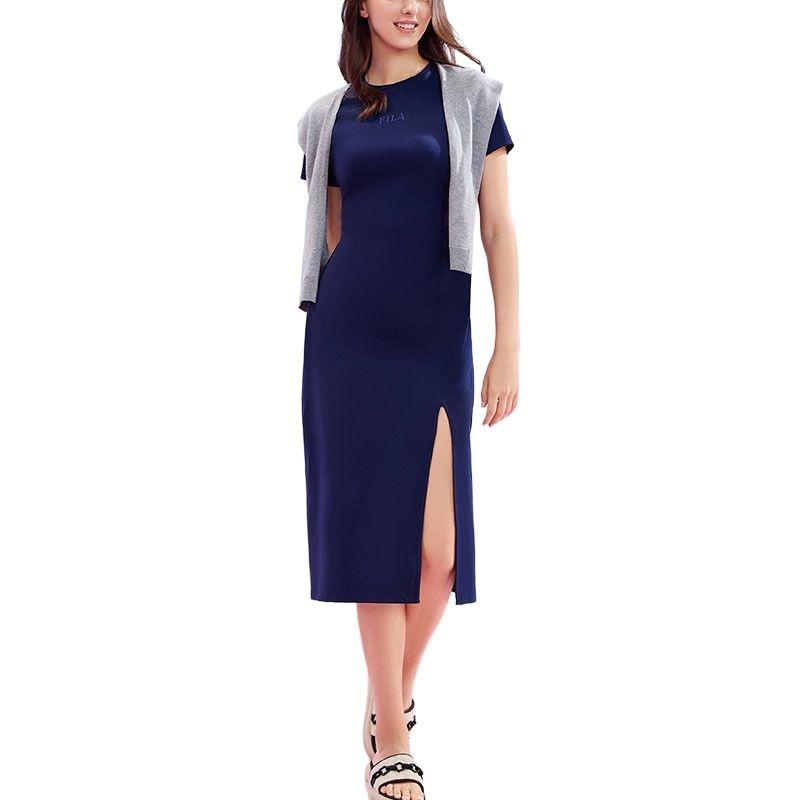 Fila ORIGINALE Short Sleeved Dress Women's Dark Silent Blue F51W429302F-DB