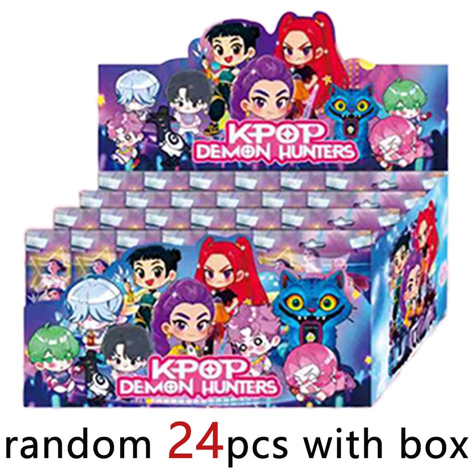 Kpop Dämonenjagd Blind Box Serie Figur Modell Spielzeug Cartoon Gaming Zubehör Schreibtischdekoration Halloween/Weihnachten für Kinder GeschenkK