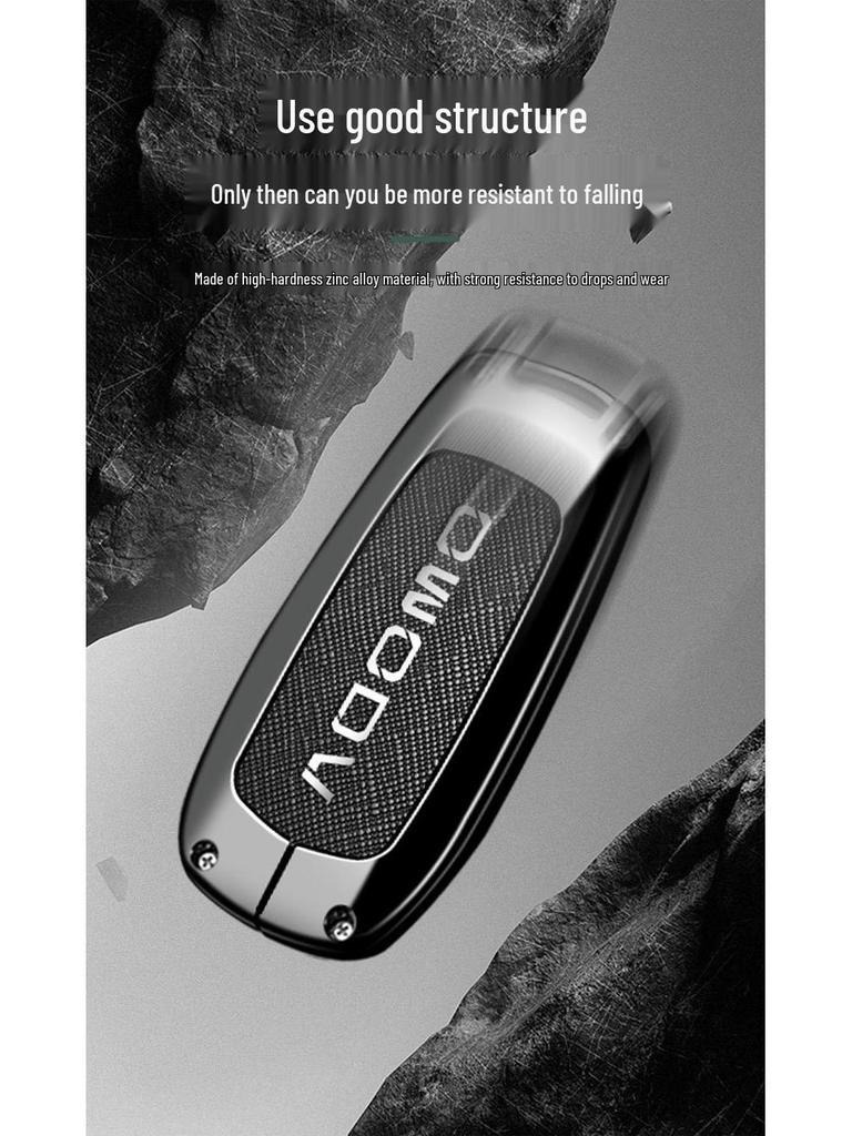 OMODA 5 High-End Key Case - Fashionable Buckle Shell Car Accessory for Men and Women (2023)