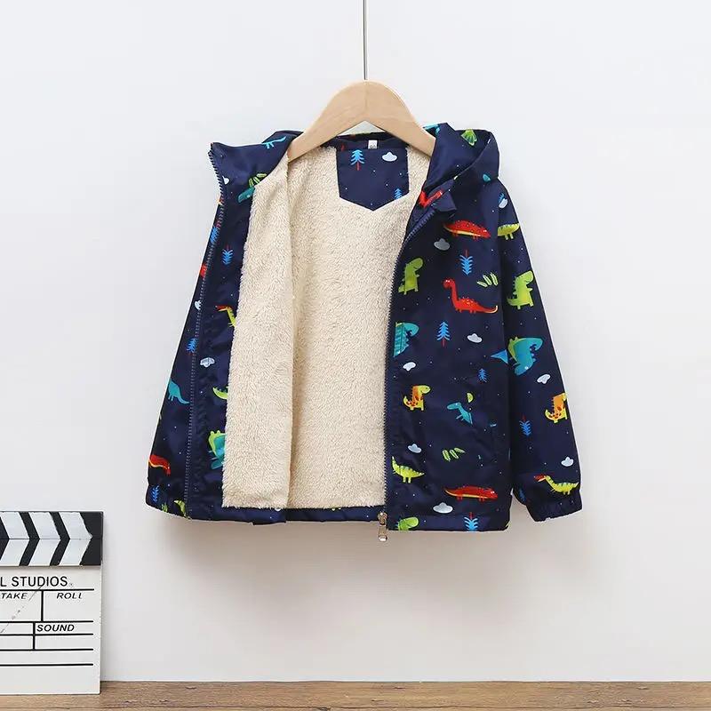 

Детская флисовая куртка для мальчиков, осенне-зимние детские пальто, утепленная верхняя одежда с капюшоном для малышей, парки, одежда для младенцев 130