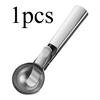 Ice Cream Scoopers Stainless Steel Fruit Scoop Dishwasher Safe Multifunctional Baking Scooper Ergonomic Handle Large Cookie